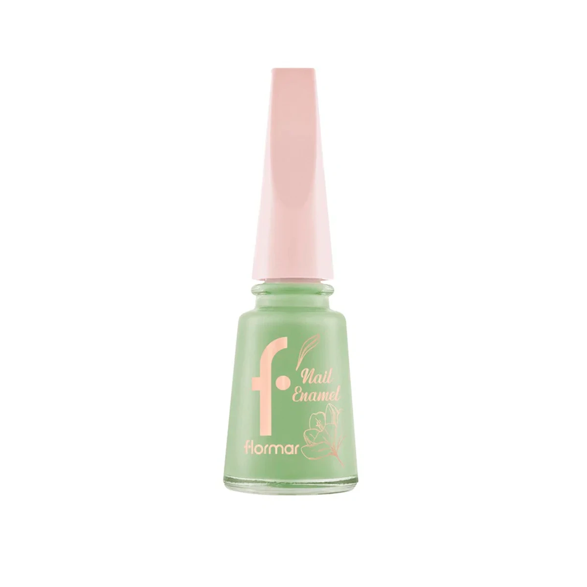 Blossom Intensely Pigmented & Long-Lasting Glossy Finish Nail Polish-006 DAHLIA-1 لاک ناخن تمام رنگ با رنگدانههای فوقالعاده بالا و براق flormar - تصویر 1