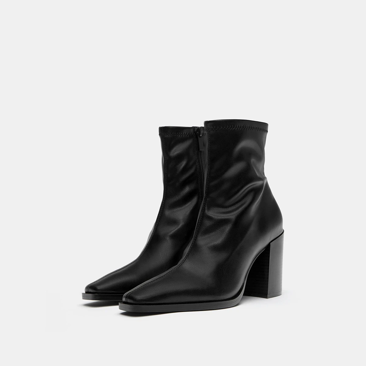 نیم بوت پاشنه بلند Pull and Bear Stretch 1 نیم بوت پاشنهدار pull and bear - تصویر 1